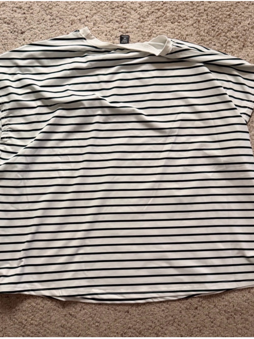Striped Short Sleeve Crewneck Tee